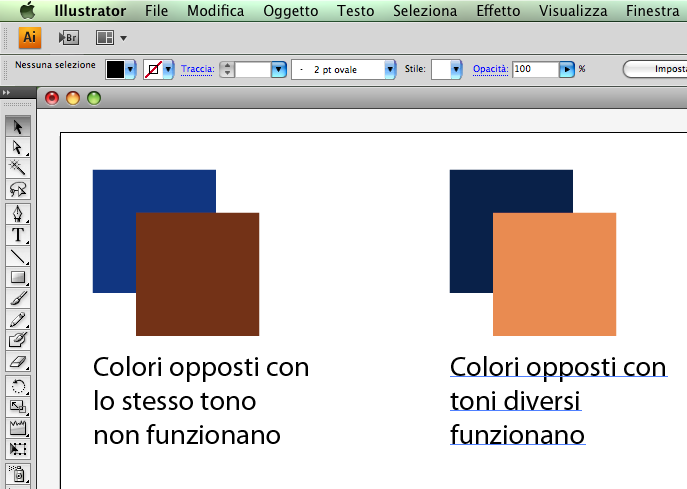 accostamenti colore grafica progetti grafici