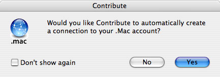 Collegare account .mac adobe contribute 4