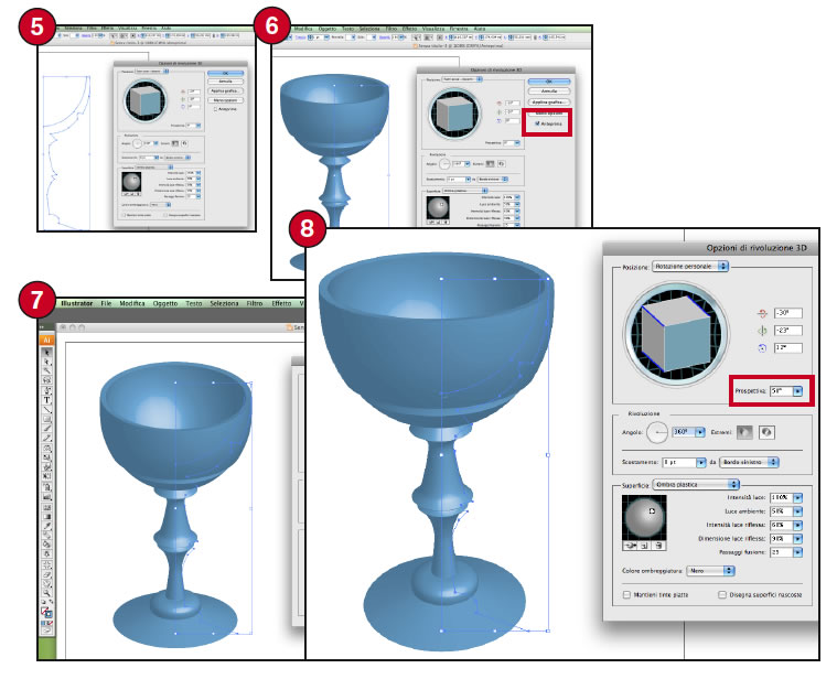 creare oggetti 3d adobe illustrator grafica tridimensionale