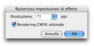 Impostazione risoluzione raster freehand mx