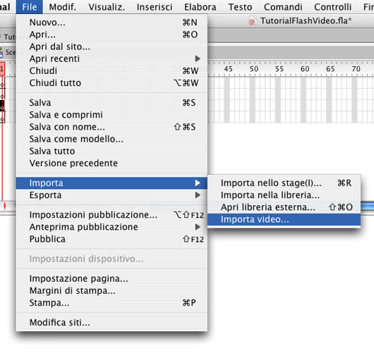 Tutorial video flash 8 cue points