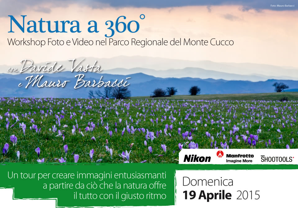workshop fotografia video naturalistica natura fioriture spontanee acqua monte cucco tencniche fotografia paesaggio davide vasta mauro barbacci