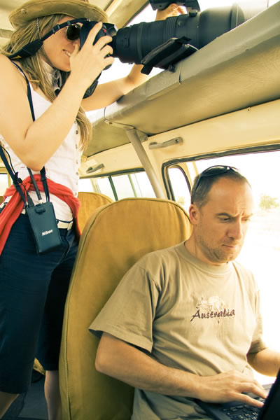 Marianna Santoni e Davide Vasta in Kenya